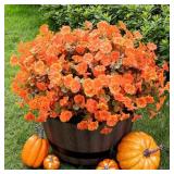 Lnoicy Artificial Fall Flowers Fake Morning Glory