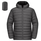 Size Large Polu Mens Lightweight Puffer Jacket wit