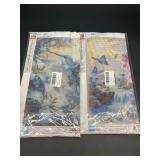 Lot of 2, 35 x 35 CM Hummingbird & Butterfly Desig