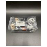 Jetec 12 Pcs Skull Shower Curtain Hooks Halloween