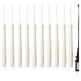 10pcs Hanging LED Flameless Candle Lights, 24ft Pl