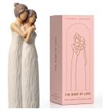 10"H Mother Daughter Hugging Figurine Sentimental