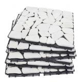 (Four pcs) DIY Stone Tile Deck Tile, Durable Patio