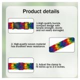 2 Pack Luggage Straps for Suitcases Adjustable eye