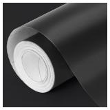 (FIVE ROLLS) Black Wrapping Paper, 17In x 33Ft Gif