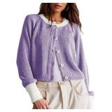 Size Small Womens Cropped Cardigan Sweaters Long S