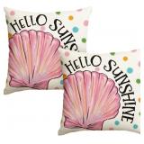 LOT OF 2 ~~AVOIN colorlife Hello Summer Pink Shell