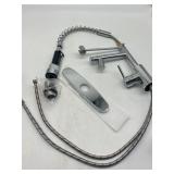 Kitchen Sink Faucet with Pull Out Sprayer, 360  Sw