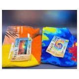 2 beach towles NEW WITH TAGS