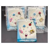 New 3-packs authentic Crocs shoe charms