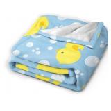 Size 80 x 60 In Cute Rubber Ducks Throw Blanket Ul