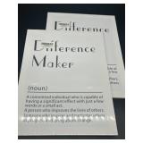 Lot of 2, Size 15 x 11.5 In Difference Maker Defin