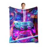Size 50 x 60 Inch Gaming Blanket for Boys, Gamer G