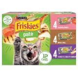 BB:01/2028 Purina Friskies Wet Cat Food Pate Varie