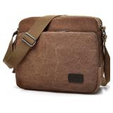 Canvas Messenger Bag for Men with built in Wallet