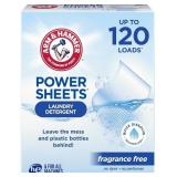 (3-BOXES) ARM & HAMMER Power Sheets Laundry Deterg