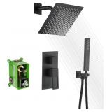 SUMERAIN Bathroom Matte Black Shower System Fixtur