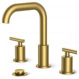 FORIOUS 8 Inch Widespread Bathroom Faucet for 3 Ho
