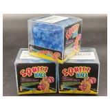 (LOT OF THREE) Squishy Fidget Toys Stress Cube - S