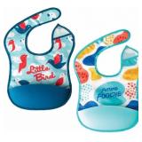 Tiny Twinkle Silicone Bibs for Babies 6-24 Months