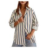 SIZE Medium ~~ siliteelon Button Down Shirts Women