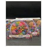 Lot of 2, 500 PCs Candy Design Jigsaw Puzzles