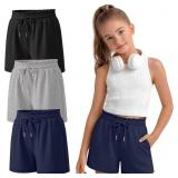 SIZE 5/6 black, gray, blue~~ 3 Pack Girls