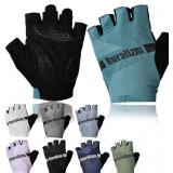 Size Medium Half Finger Cycling Gloves with Reflec