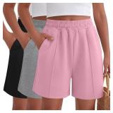 SIZE 13/14~~ pink, black, gray~~3 Pack Girls