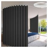 Room Divider Curtains & Flexible Bendable Tracks S