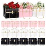 NO BLACK ONLY WHITE AND PINK Ubamdom 12 Pcs Flower