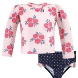 Size 3-6M Hudson Baby Baby-Girls Swim Rashguard Se