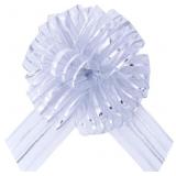 Lot of 3, 12 Pcs 6 Inch Large Organza Pull Bow Chr