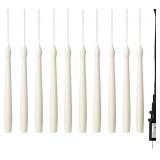 10pcs Hanging LED Flameless Candle Lights, 24ft Pl
