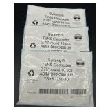 Lot of 3, 10 Pack Syrtenty TENS Unit Replacement P