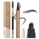 UCANBE Brow-Fection Angled Brush Eyebrow Pen, Liqu