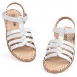 Size 10 Wulubaba Strappy Dress Sandals for Toddler
