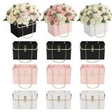 12 Pack Flower Paper Gift Bag, Bouquet Storage Buc