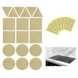 Lot of 3, KitchenRaku Teflon Stickers for Inductio