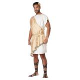 Size large California Costumes mens Greek God Toga