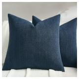 FUTEI Pack of 2 Chenille Throw Pillow Covers 26x26