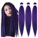 Xiaofeng Prestretched Braiding Hair Extensions Pur