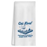 Vintage Cat Kitchen Towels, Baking Towels, Cat Han