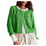Size Medium Womens Cropped Cardigan Sweaters Long