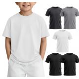 Size 3T 5 Pcs Toddler Boys Short Sleeve Shirts