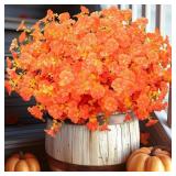 Artificial Fall Flowers Fake Morning Glory Plants
