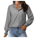 SIZE XL (green&white strips) ~~siliteelon Womens S