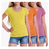Size 13-14 Yrs 3 Pack Girls Short Sleeve Shirts |