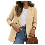 2XL ELLEVEN Long Sleeve Slim Fit Blazers for Women