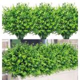 Bassion 24 Pcs Greenery Stems Fake Artificial Euca